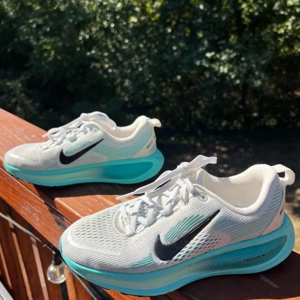 Nike Vomero 18 Youth 3.5 Womens 5 Geode Teal Gray White Running Sneakers